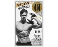 Birthday Card 40th Birthday, Man, 13x20,5 cm